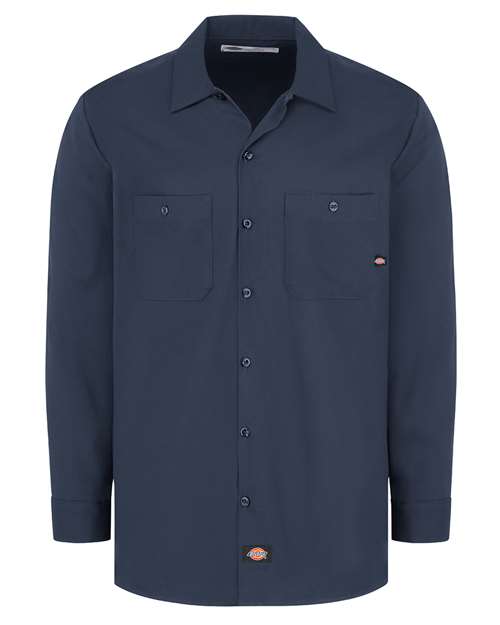Men's Industrial Cotton Long Sleeve Work Shirt