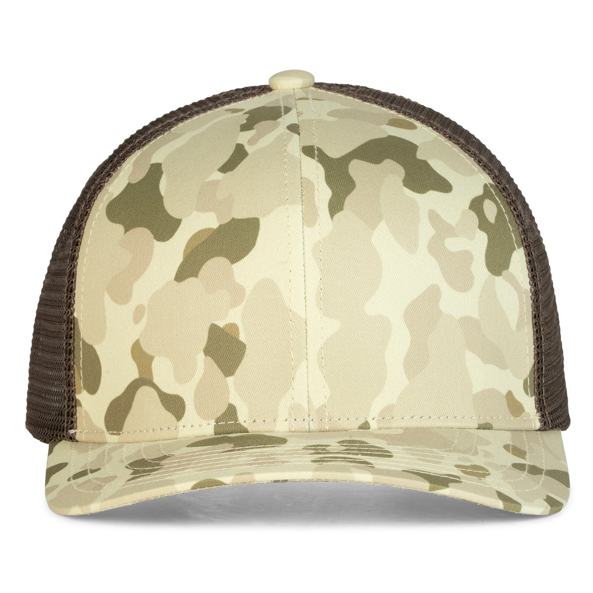 Sobro – The Waterwood Trucker XL 6 Panel - Dryland Drift Camo - product view