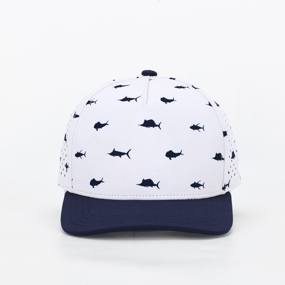 10 10 Hats – Kids 5 Panel Waterproof Hat - Offshore Navy - front view