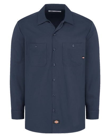 Men's Industrial Cotton Long Sleeve Work Shirt