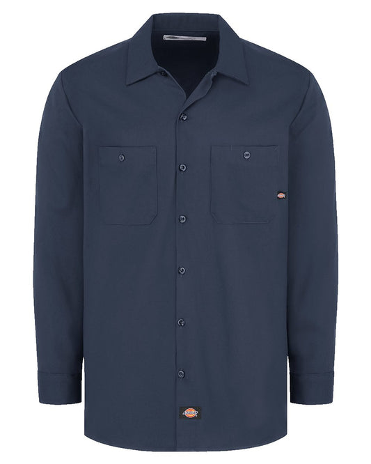 Men's Industrial Cotton Long Sleeve Work Shirt