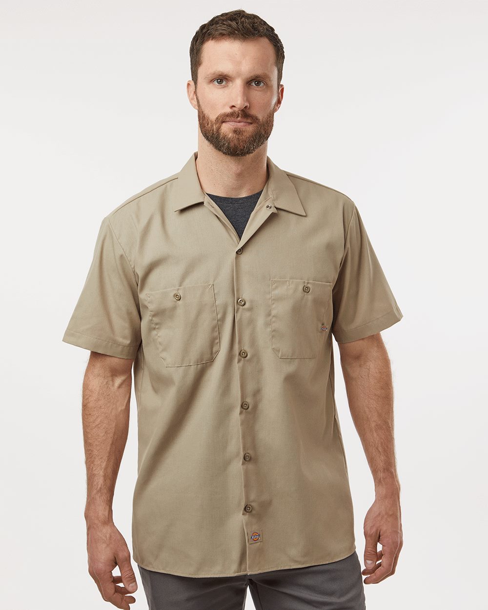 Men's Industrial Short Sleeve Work Shirt