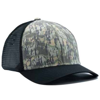 Sobro – The Staple 6 Panel Performance Mesh - 6 Panel/Woodland Green/Black - product view