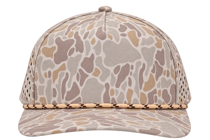 Puff embroidered Texas Longhorn hat duck camo