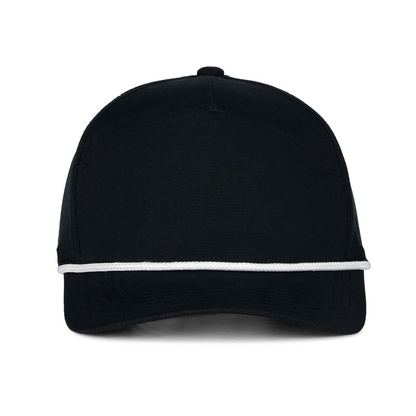 Sobro – The Seven Perforated - Black W/White Rope - product view