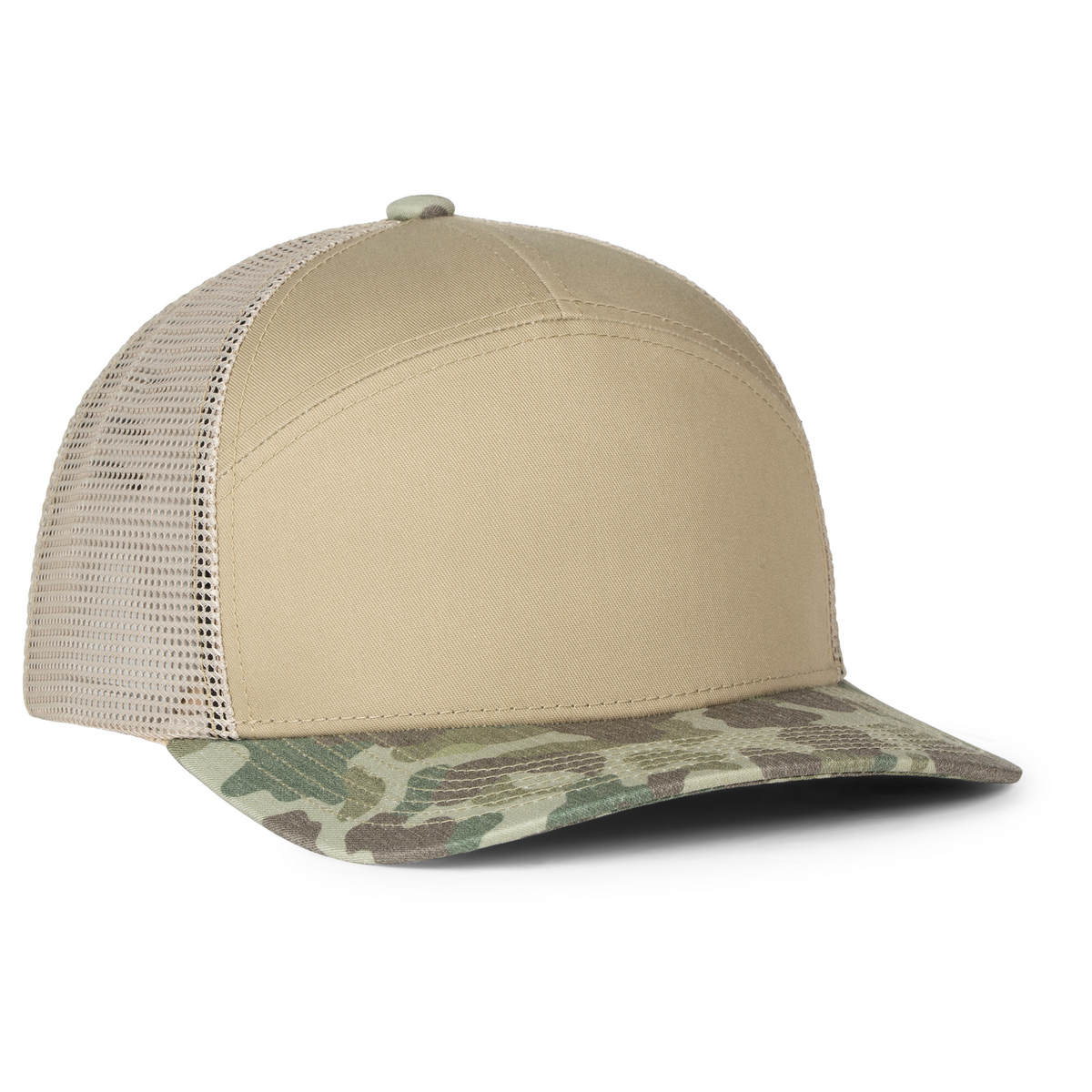 Sobro – The Seven Trucker - Khaki & 1974 Buck Camo - product view