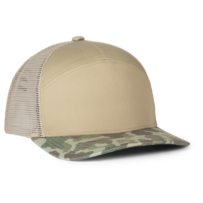 Sobro – The Seven Trucker - Khaki & 1974 Buck Camo - product view