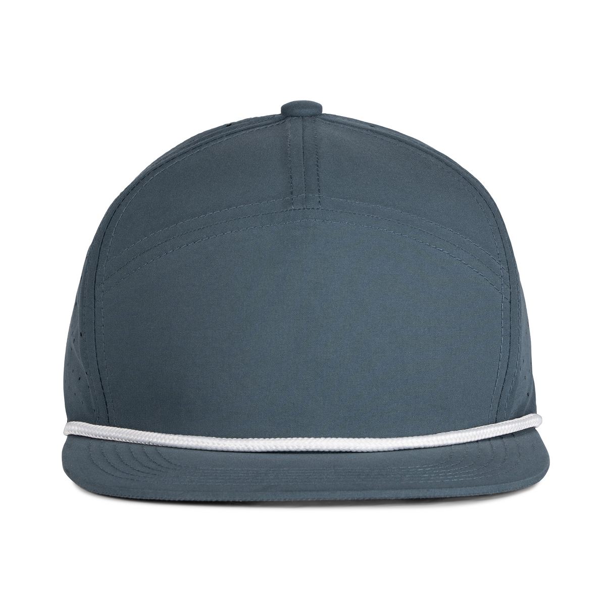 Sobro – The Seven Perforated Flat Bill - Dark Slate - product view