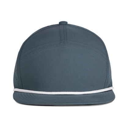 Sobro – The Seven Perforated Flat Bill - Dark Slate - product view
