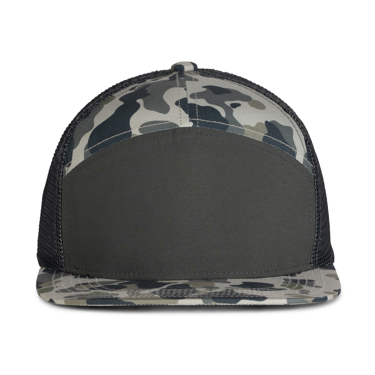 Sobro – The Seven Trucker Flat Bill - Coal & Ranch Camo - product view