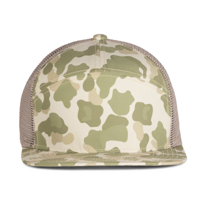Sobro – The Seven Trucker Flat Bill - Duck Shade Camo - product view