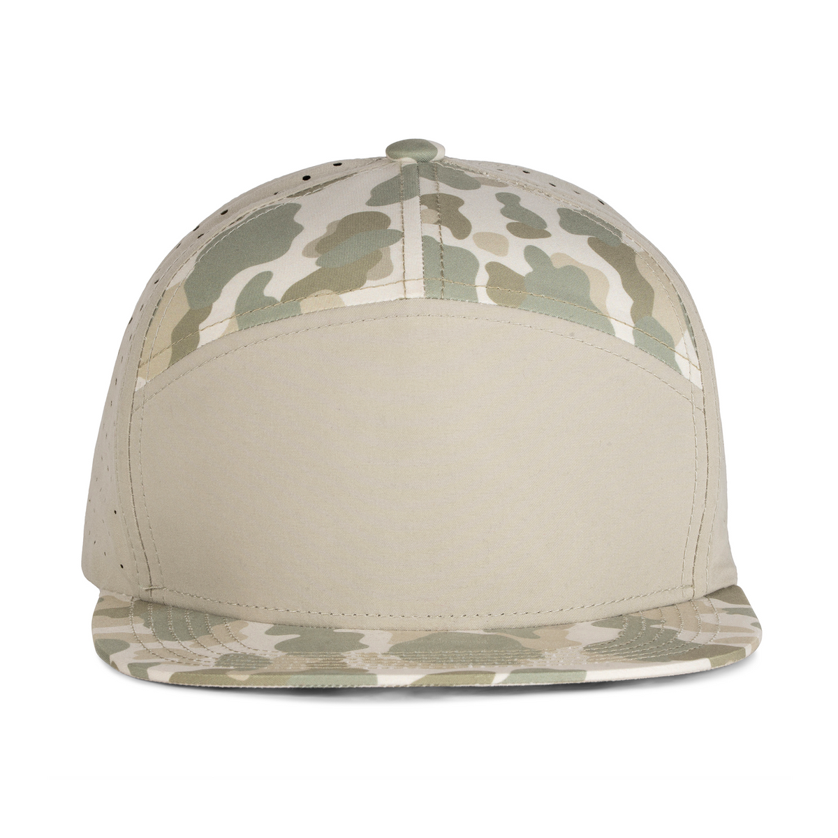 Sobro – The Seven Perforated Flat Bill - Ranch Grass Camo - product view