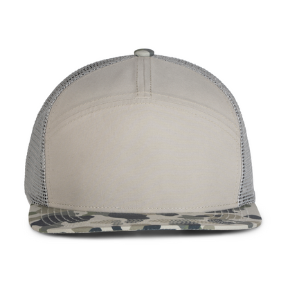 Sobro – The Seven Trucker Flat Bill - Fog & Ranch Camo - product view