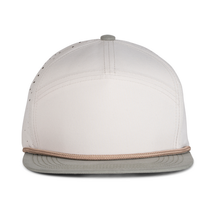 Sobro – The Seven Perforated Flat Bill - Stone & Sea Spray - product view