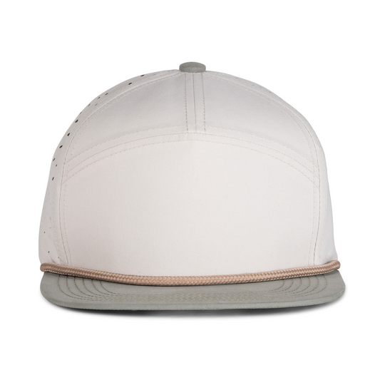 Sobro – The Seven Perforated Flat Bill - Stone & Sea Spray - product view