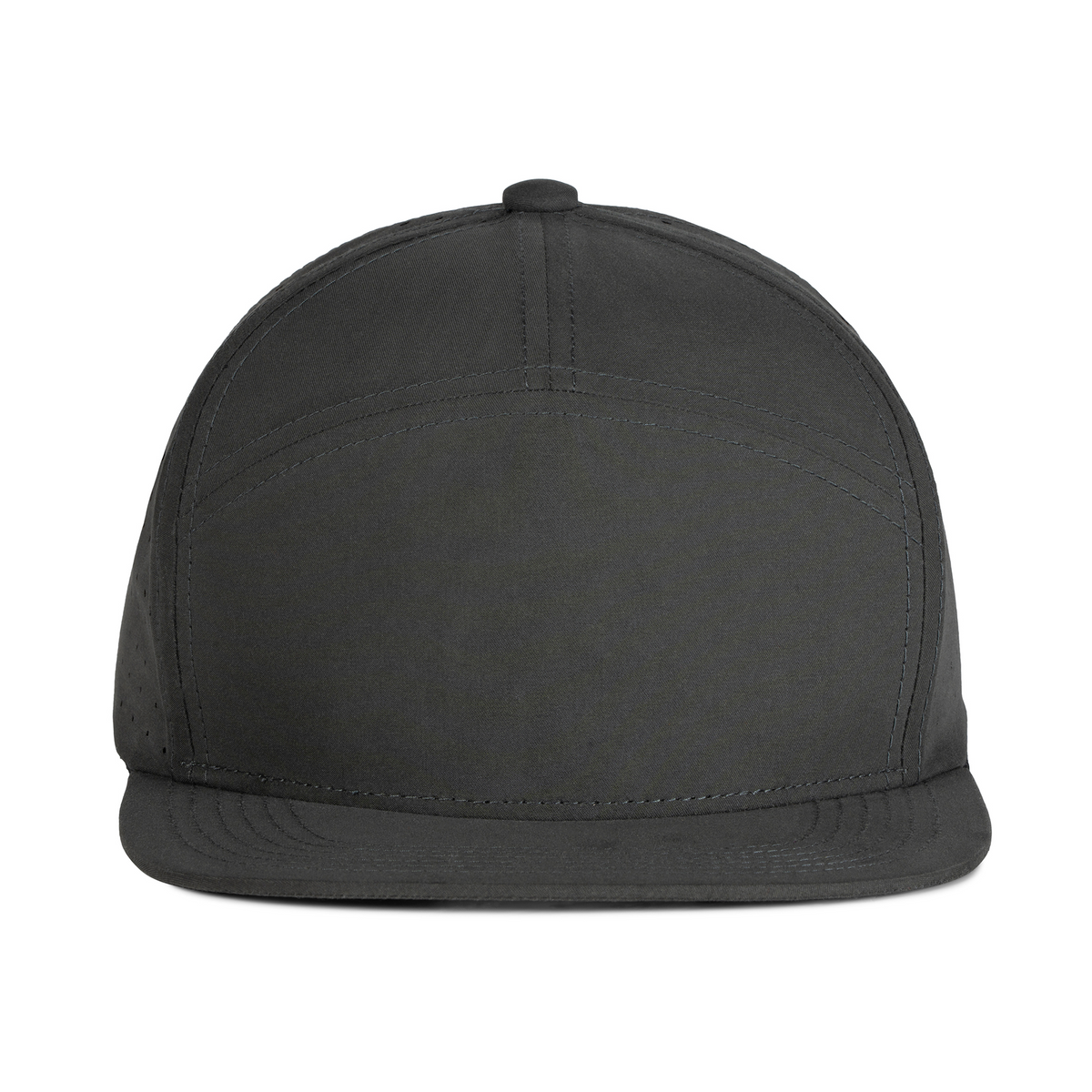 Sobro – The Seven Perforated Flat Bill - Coal - product view