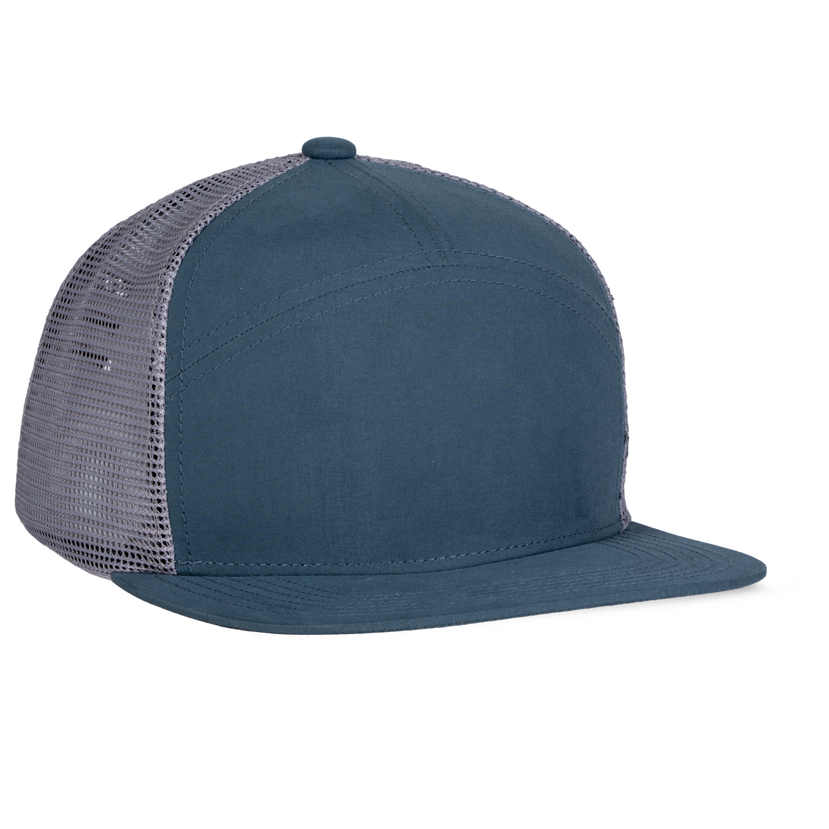 Sobro – The Seven Trucker Flat Bill - Dark Slate - product view