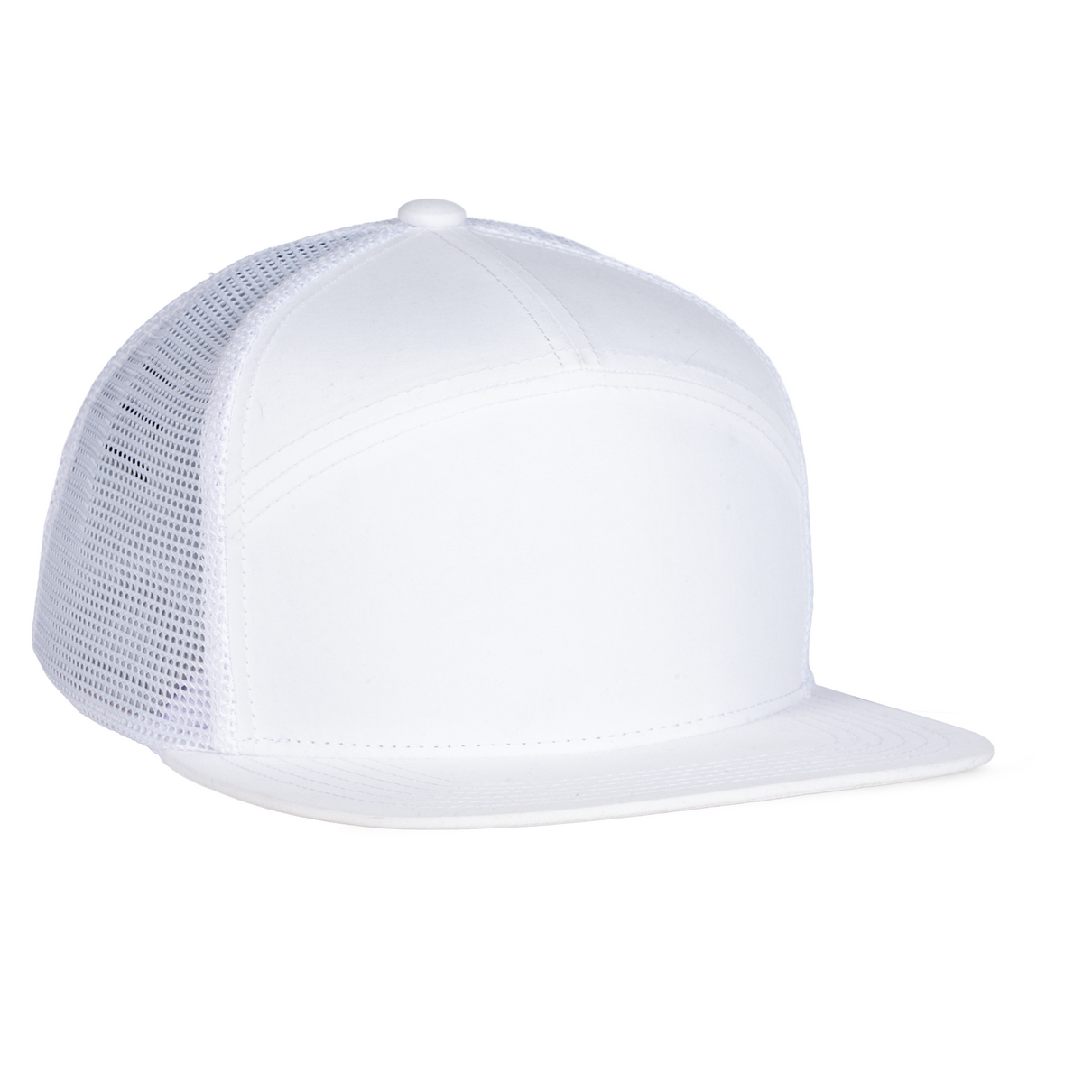 Sobro – The Seven Trucker Flat Bill - White - product view
