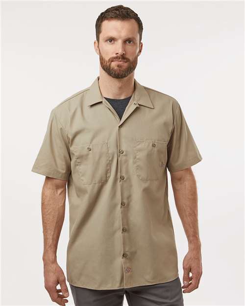 Men's Industrial Short Sleeve Work Shirt