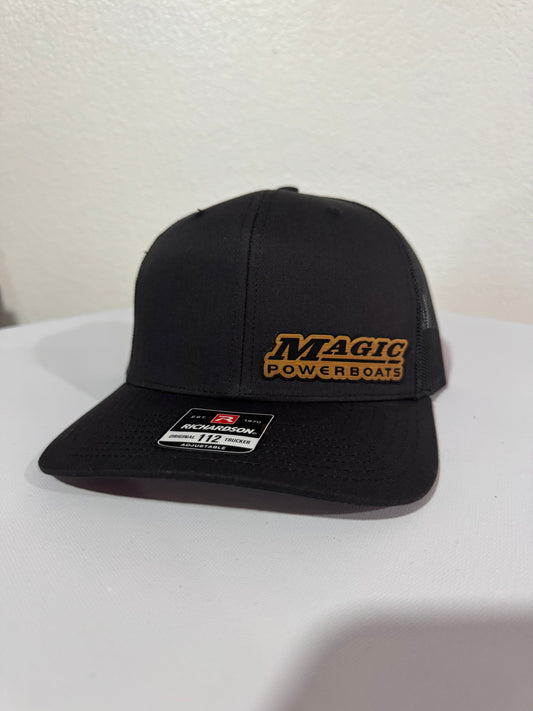 Magic powerboats leather patch hat Richardson 112