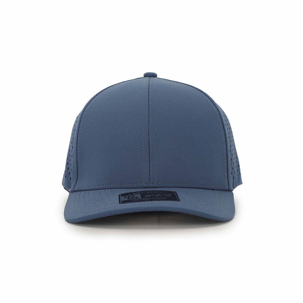 10 10 Hats – 6 Panel Waterproof Hat - Deep Blue - front view