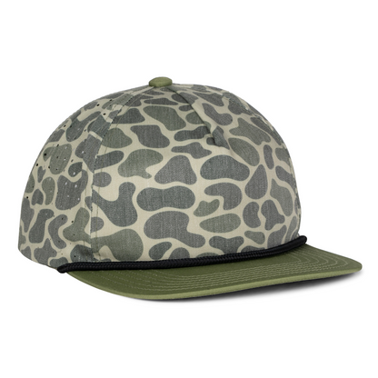 Sobro – The Marina Vintage Perforated - Duckland Camo & Moss - product view