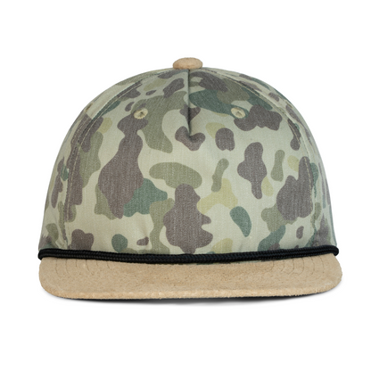 Sobro – The Marina Leather Bill - 1974 Camo & Hog Leather - product view