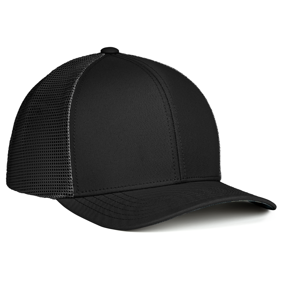 Sobro – The Waterwood Trucker 6 Panel - Black - product view