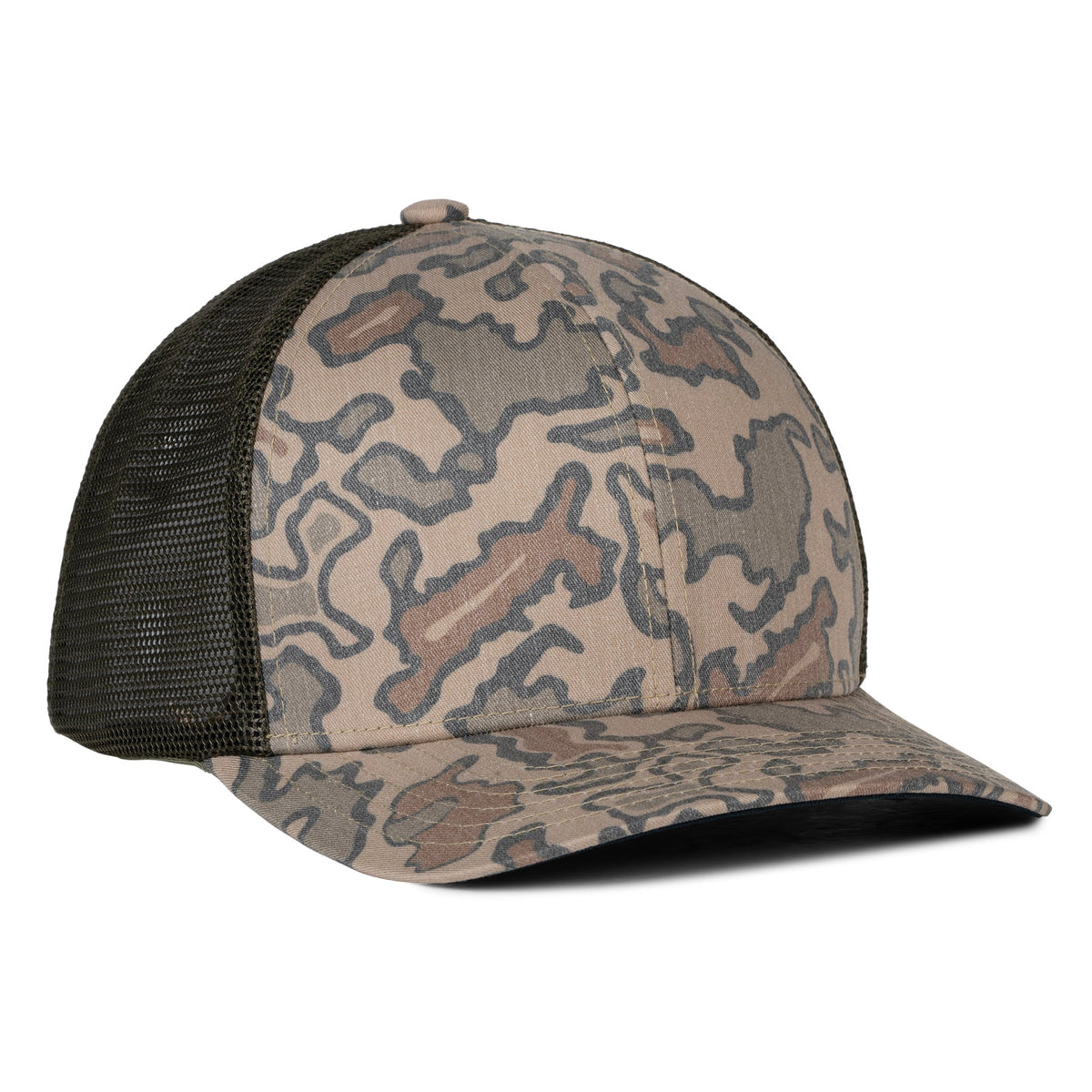 Sobro – The Waterwood Trucker 6 Panel - Ranch Terrain Camo - product view