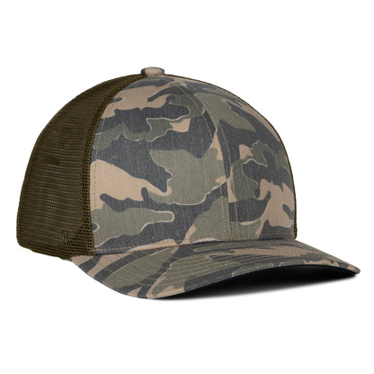 Sobro – The Waterwood Trucker 6 Panel - Treeline Camo - product view