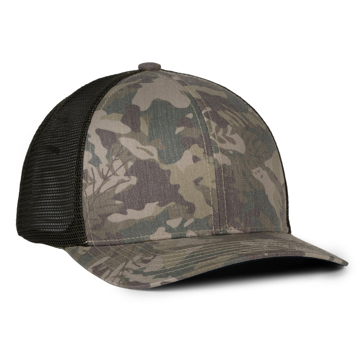 Sobro – The Waterwood Trucker 6 Panel - Everwood Camo - product view