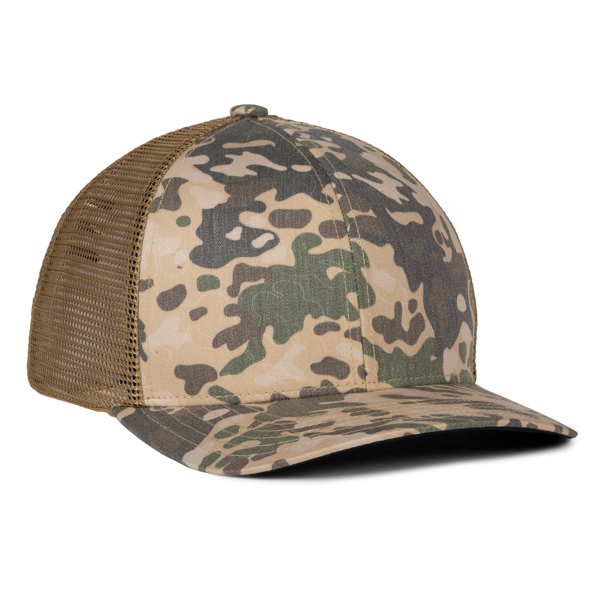 Sobro – The Waterwood Trucker 6 Panel - BuckDuck Camo - product view