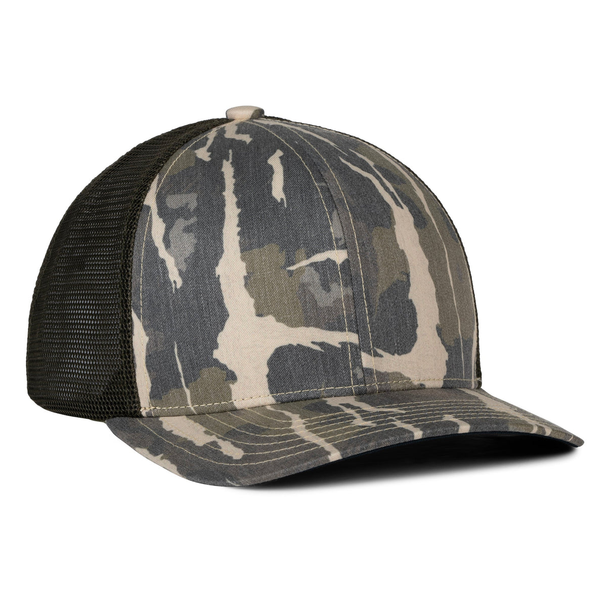Sobro – The Waterwood Trucker 6 Panel - Mosswood Camo - product view