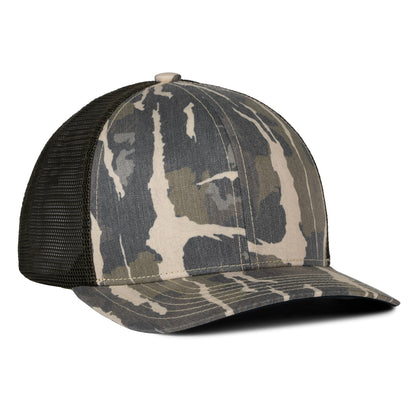 Sobro – The Waterwood Trucker 6 Panel - Mosswood Camo - product view