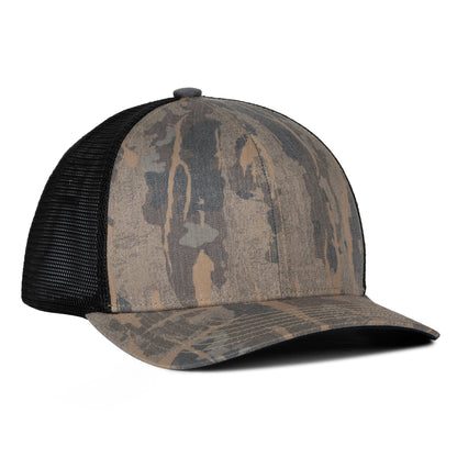 Sobro – The Waterwood Trucker 6 Panel - Barkwood Camo - product view