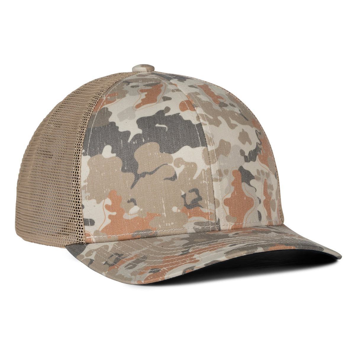 Sobro – The Waterwood Trucker 6 Panel - Cattle Ranch Camo - product view