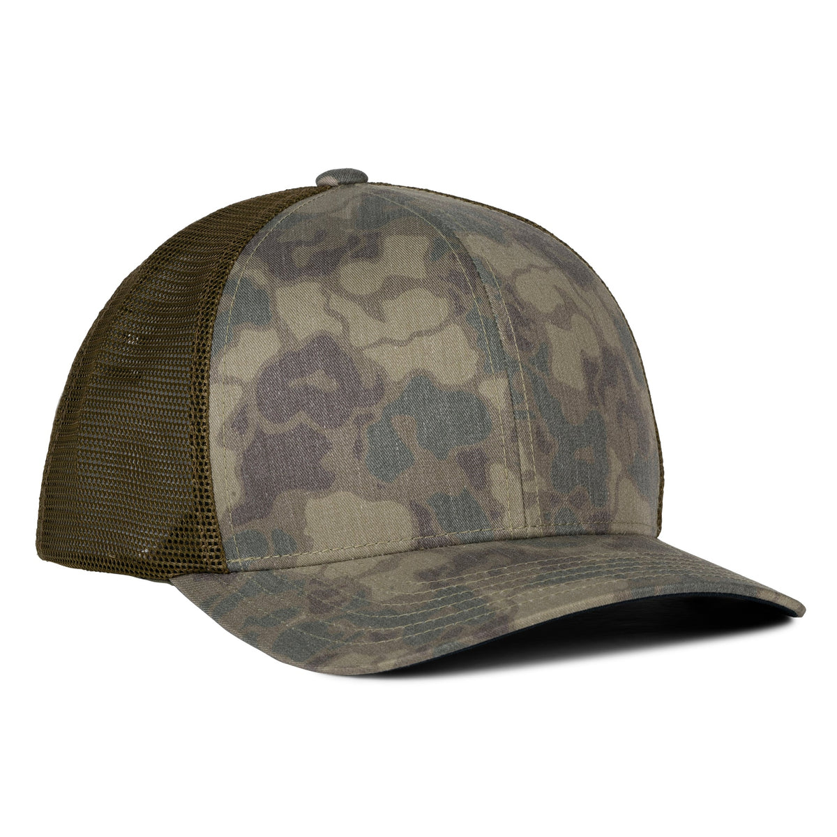 Sobro – The Waterwood Trucker 6 Panel - 1983 Deer Lease Camo - product view