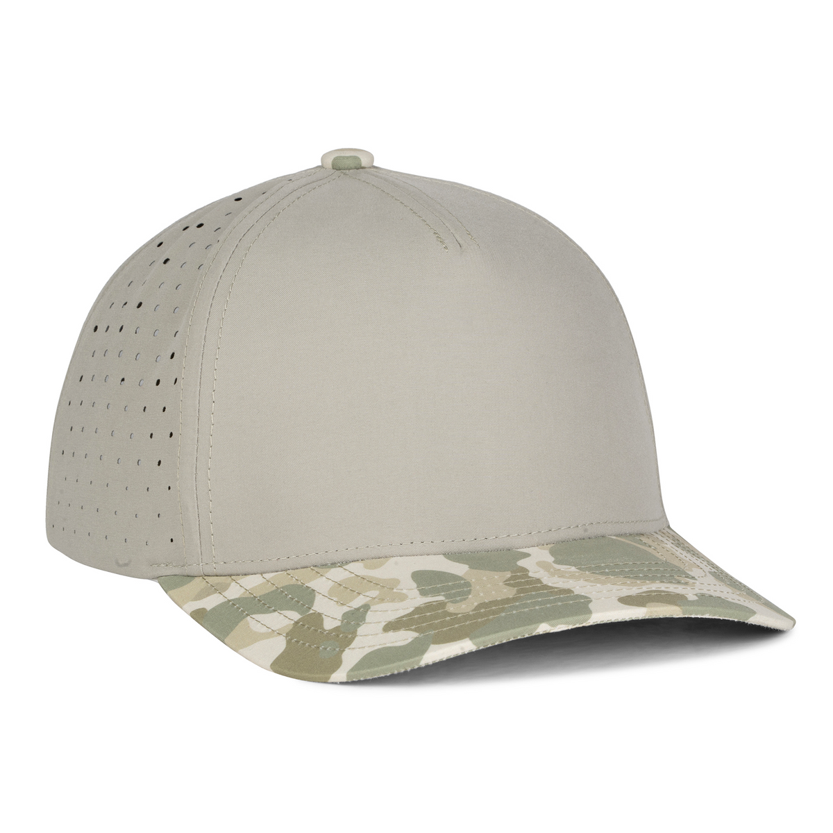 Sobro – The Waterwood Perforated 5 Panel - Fog & Thicket - product view