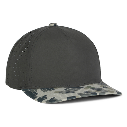 Sobro – The Waterwood Perforated 5 Panel - Coal & Ranch Camo - product view