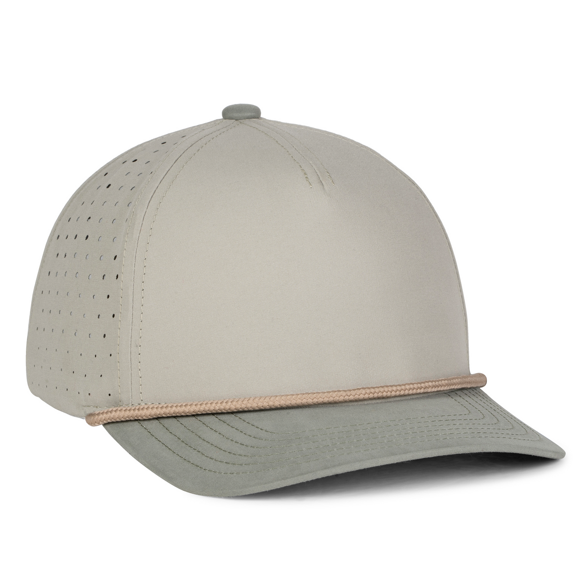 Sobro – The Waterwood Perforated 5 Panel - Fog & Sea Spray - product view