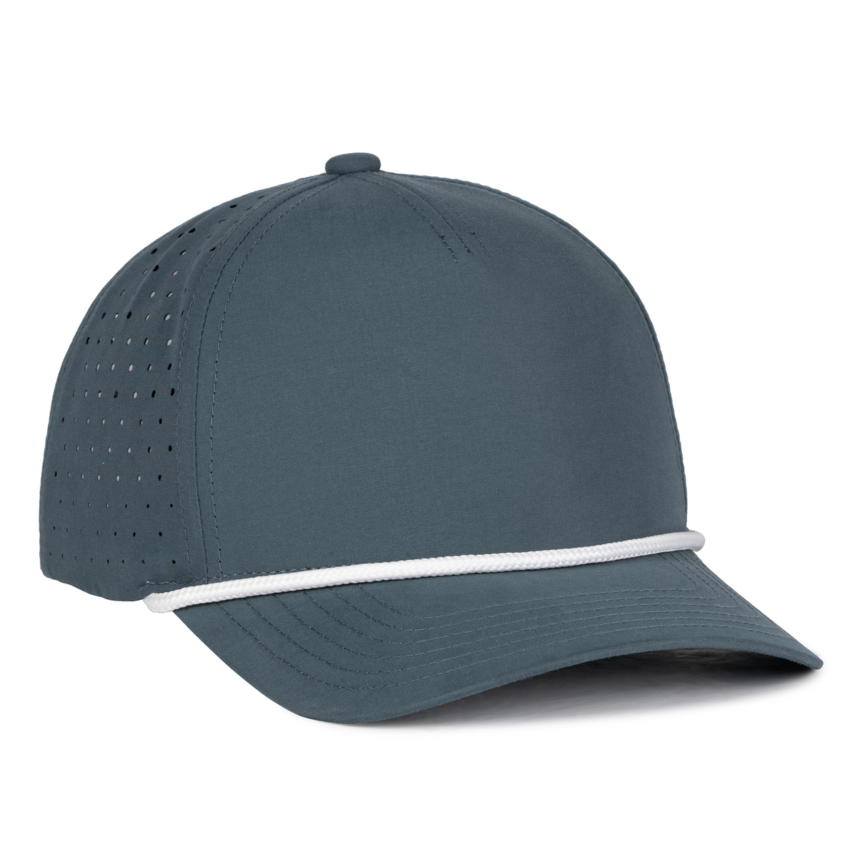 Sobro – The Waterwood Perforated 5 Panel - Slate/White Rope - product view
