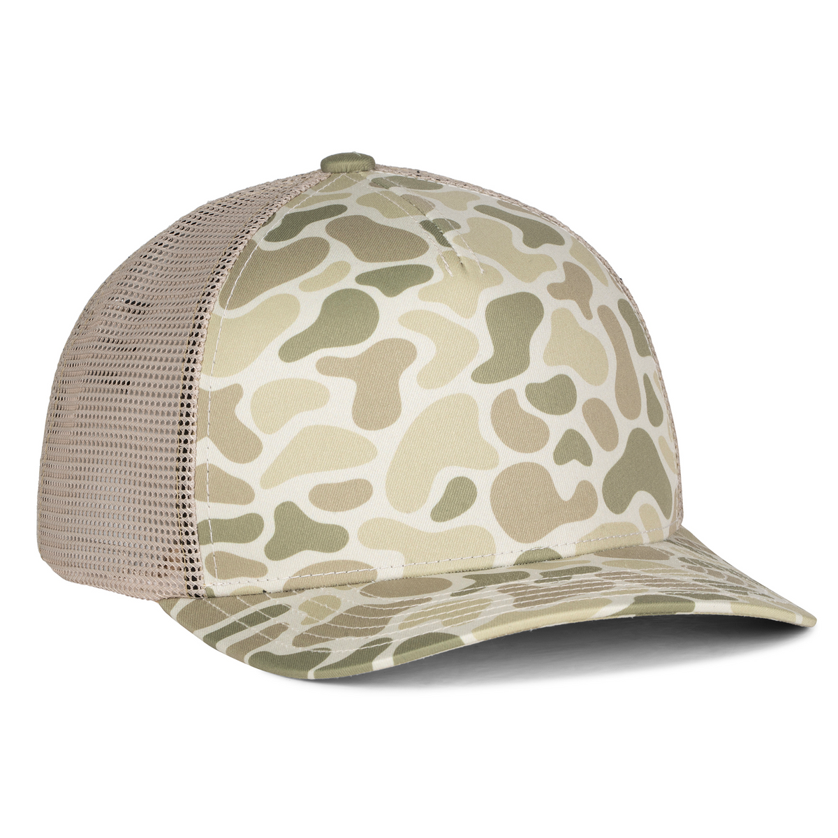 Sobro – The Waterwood Trucker 5 Panel - Boarwood Camo - product view