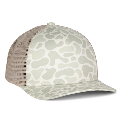 Sobro – The Waterwood Trucker 5 Panel - Cedar Camo - product view