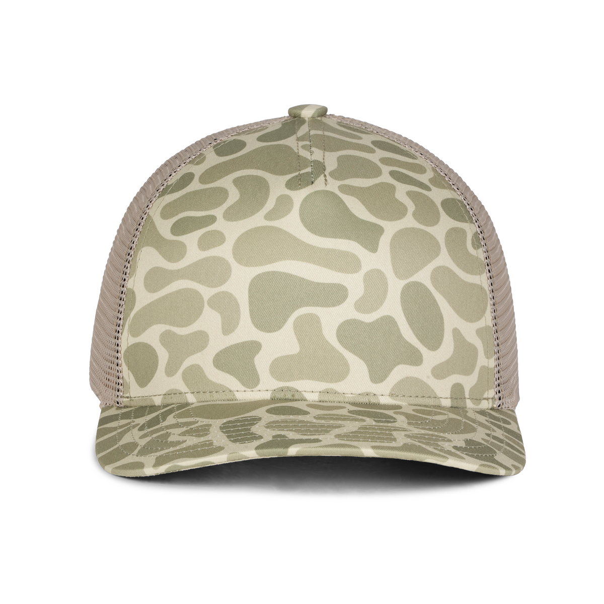Sobro – The Waterwood Trucker 5 Panel - Coyote Ranch Camo - product view