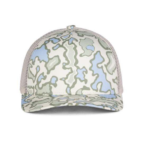 Sobro – The Waterwood Trucker 5 Panel - Salty Tide - product view