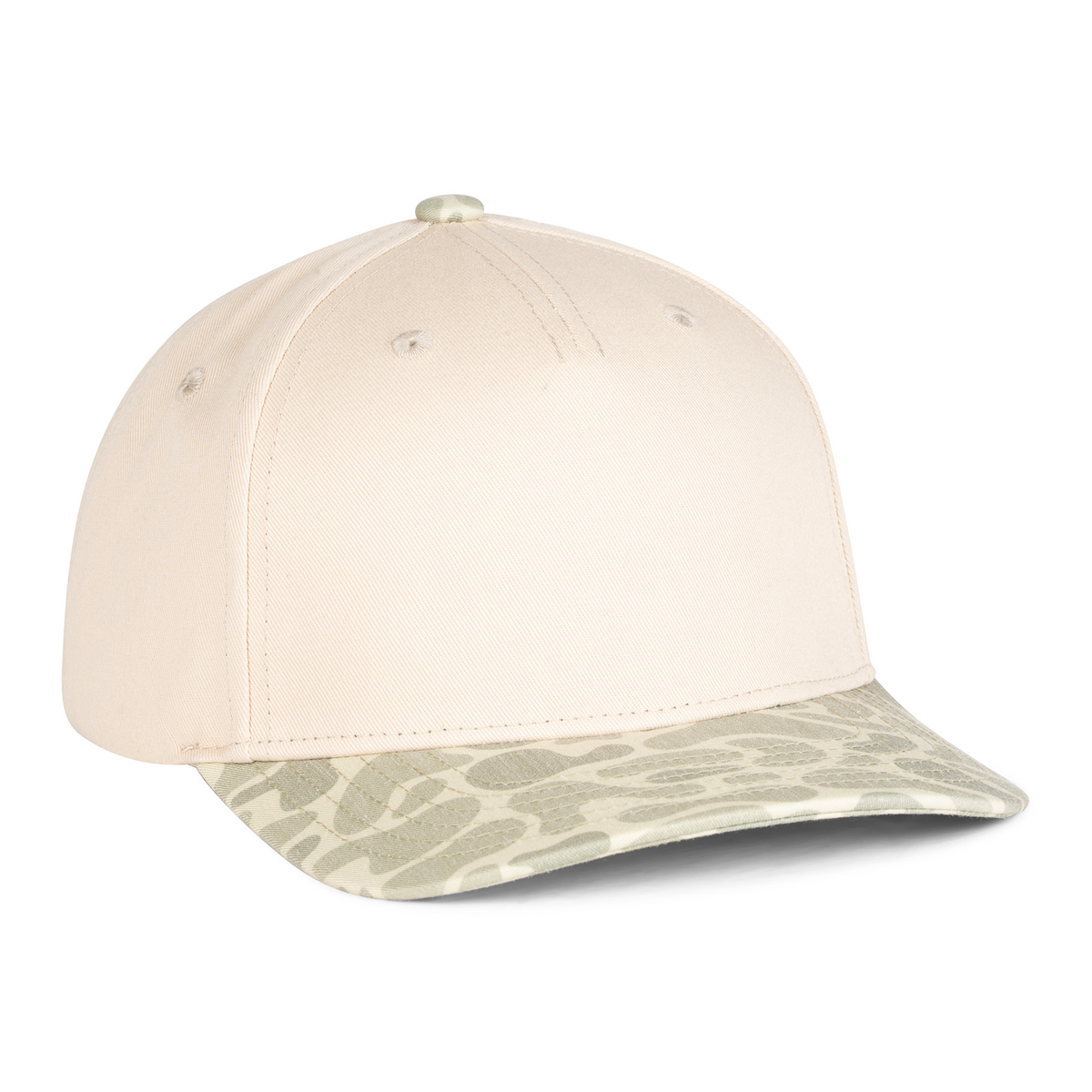Sobro – The Waterwood 5 Panel - Ivory & Coyote Camo - product view