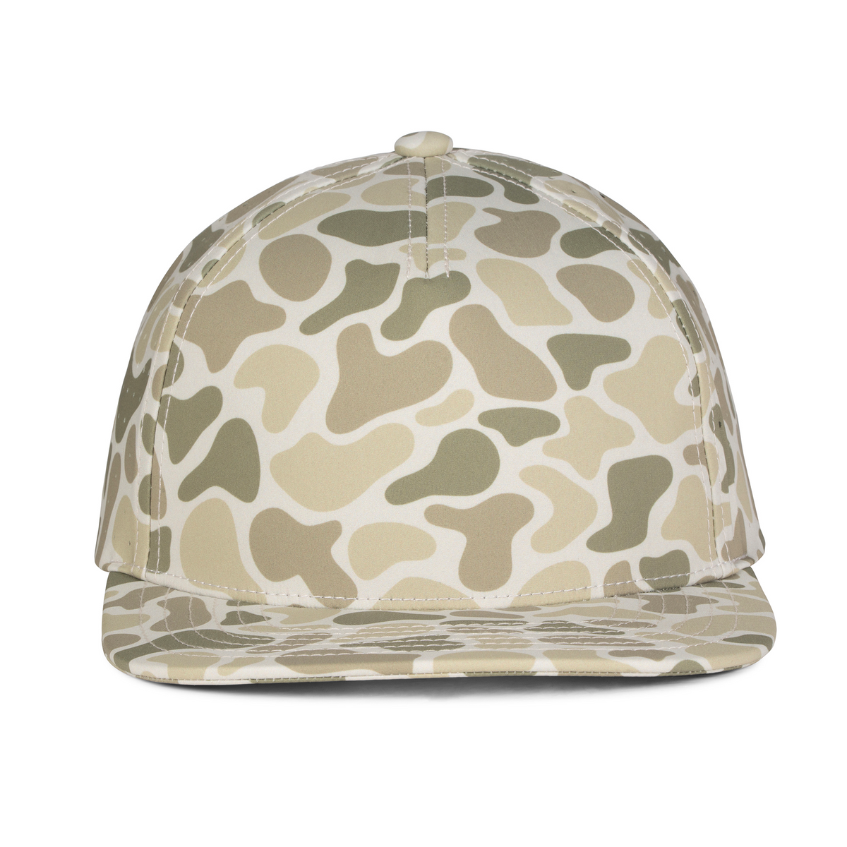 Sobro – The Waterwood Perforated Flat Bill 5 Panel - Boarwood Camo - product view