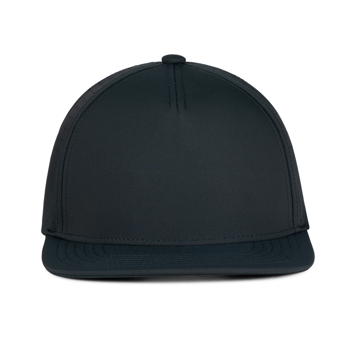 Sobro – The Waterwood Perforated Flat Bill 5 Panel - Urban Gray - product view