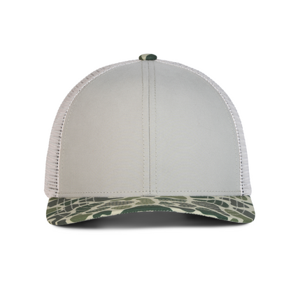 Sobro – The Waterwood Trucker 6 Panel - Fog & Duckland Camo - product view