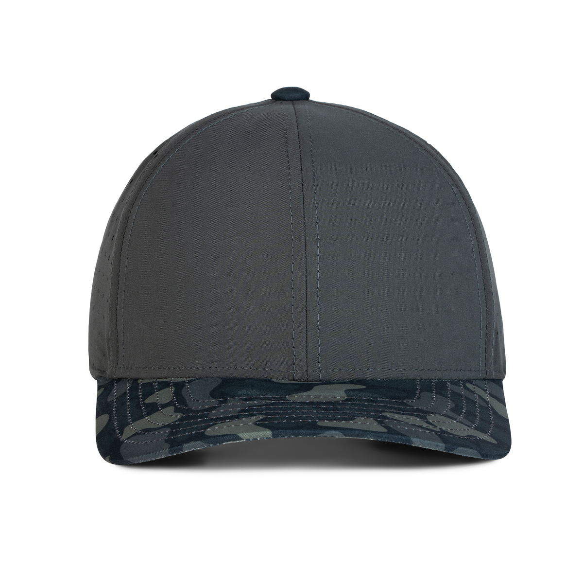 Sobro – The Waterwood Perforated 6 Panel - Coal & Thermal Camo - product view